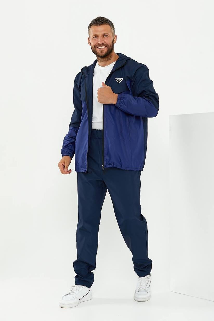 Спортивный костюм мужской 5XL-6XL Темно-синий (189401)