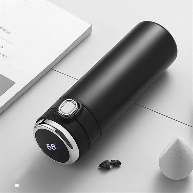 Термос с датчиком температуры и дисплеем Vacuum 420 мл Черный (402554) - фото 3