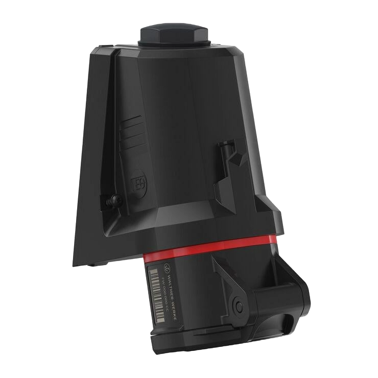 Розетка настенная Walther-Werke CEE NEO 5 полюсов х16А 400V 6h IP54 с пружинными клеммами внутренний крепеж Черный (FW110506CC)