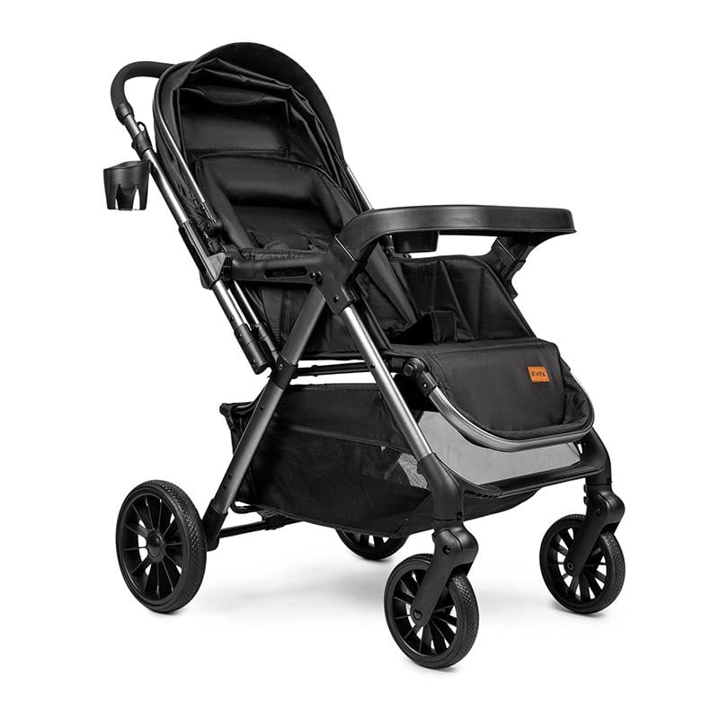 Коляска прогулянкова Ninos Maxi 2 з перекидною ручкою Black/Graphite (NM2025BB) - фото 2