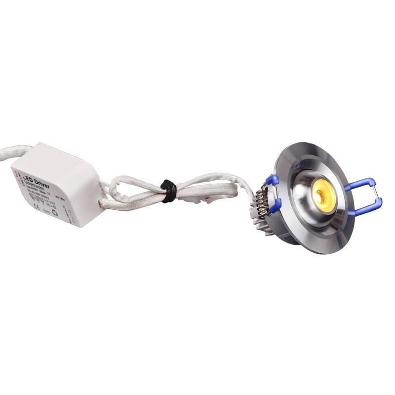 Светильник точечный LED-100/1W AL