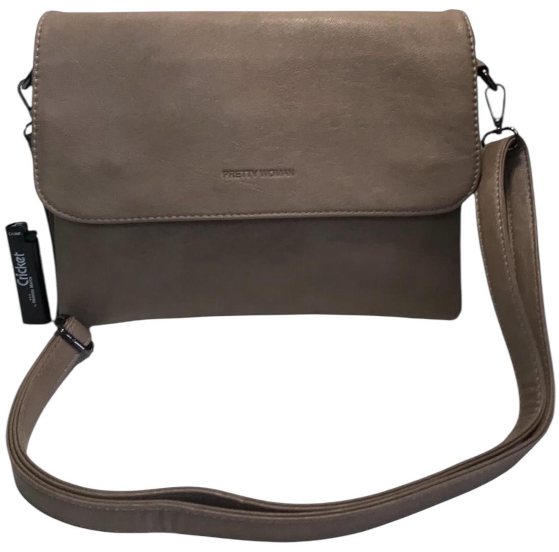Сумка-клатч жіноча через плече Pretty Woman Коричневий (2880) - фото 3