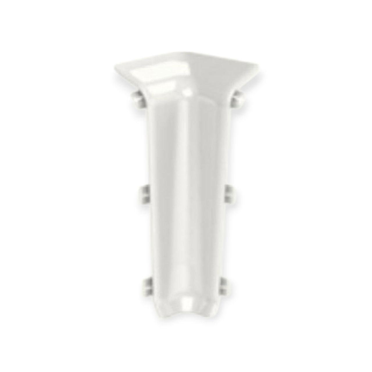 Кут внутрішній до плінтуса КСК Система ПВХ Білий 001