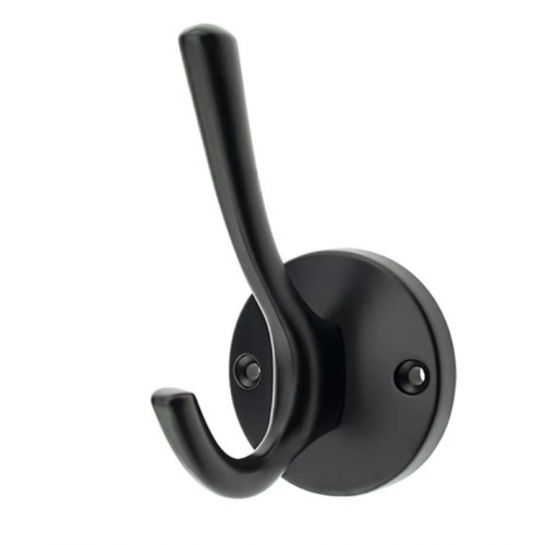 Крючок для одежды Sigma 110х78х60 мм Черный матовый (714544)