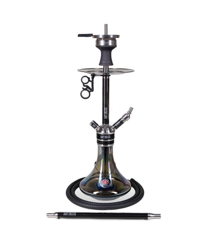 Кальян AMY Deluxe SS 21.02R Carbonica Force S на 1 персону 65 см Черный/Черный (1023492369)