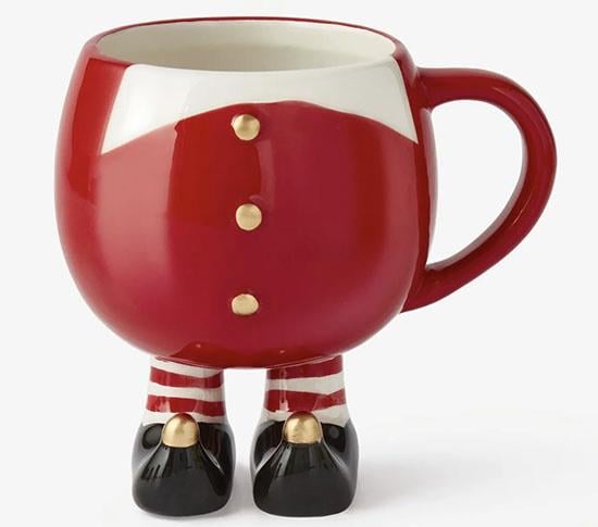 Чашка керамічна новорічна Ельф купольна кришка з підставкою у вигляді черевиків-дзвіночків 350 мл (13077957) - фото 2 Чашка керамічна новорічна Ельф купольна кришка з підставкою у вигляді черевиків-дзвіночків 350 мл (13077957) - фото 2