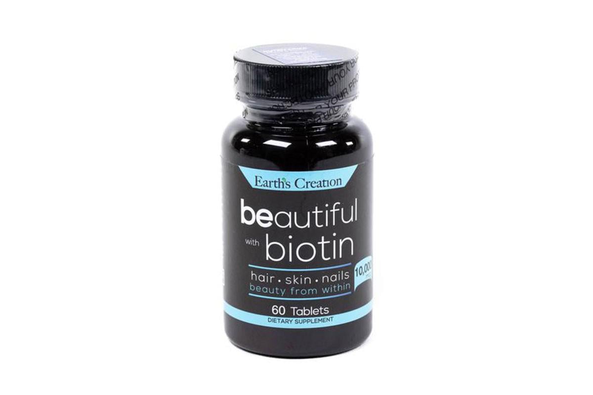 Біотин Earth‘s Creation Beautiful Biotin 10,000 mcg 60 tabs