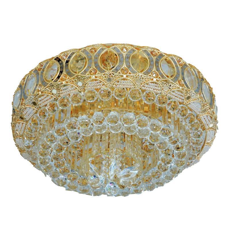 Люстра потолочная торт с подсветкой Brille BCL-343S/18xE14/46LED большая