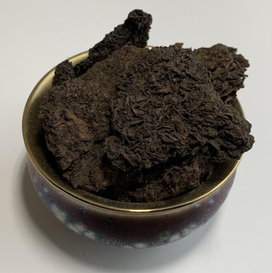 Чай Шу пуэр Lao Cha Tou старые головы 2005 год 100 г