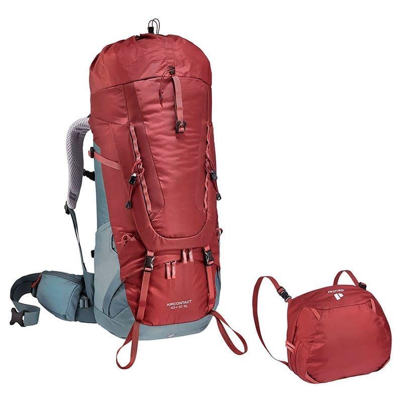 Рюкзак туристический Deuter Aircontact SL 40+10 л Redwood/Teal (3320021 5214) - фото 7