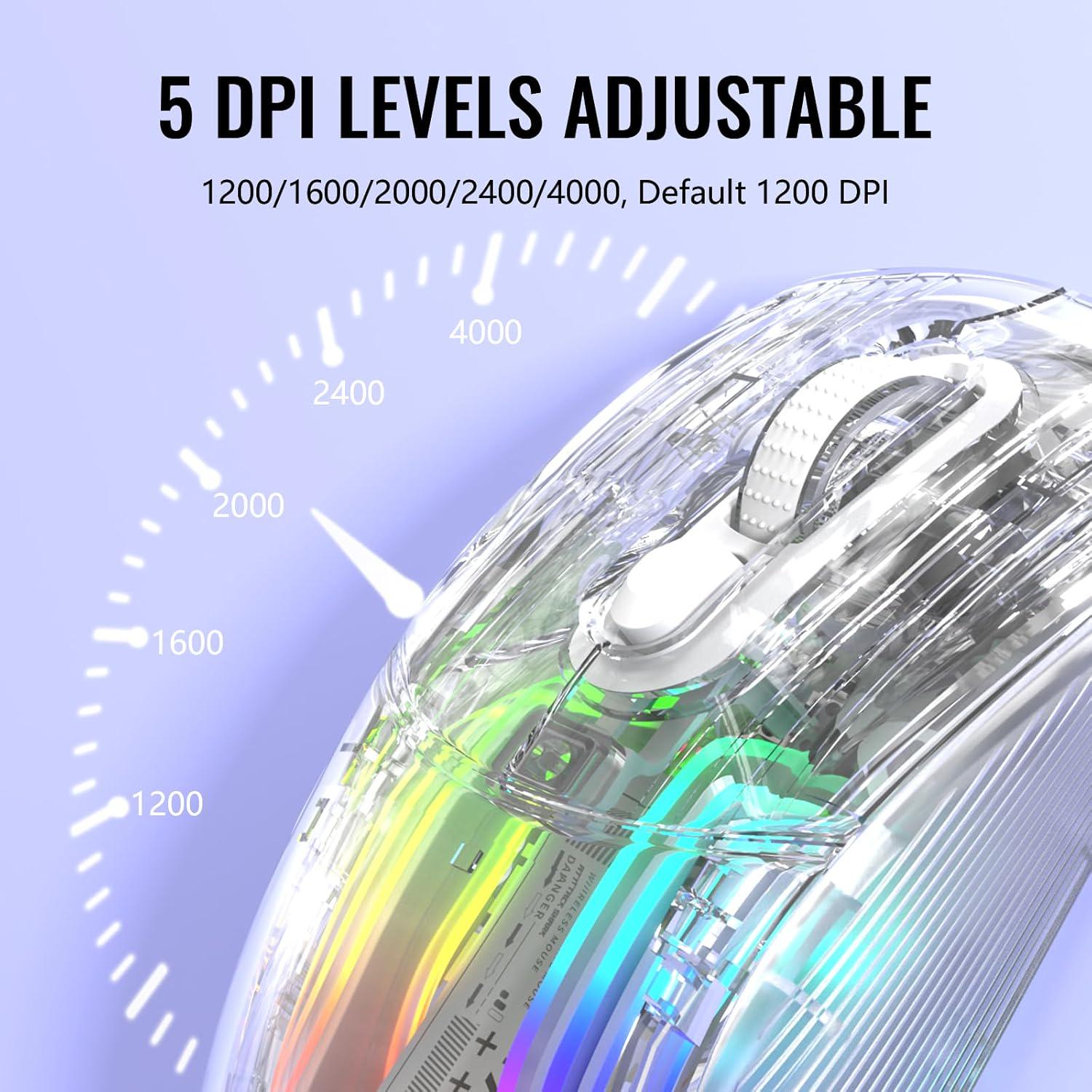 Мышка игровая беспроводная attack shark X2 Pro RGB 3 режима 2,4 G/Bluetooth/кабель/док станция 4000 DPI White - фото 5 Мышка игровая беспроводная attack shark X2 Pro RGB 3 режима 2,4 G/Bluetooth/кабель/док станция 4000 DPI White - фото 5