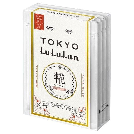 Маска питательная с экстрактом саке и коди LULULUN Face Mask Tokyo Kouji 7 шт. х 4 уп. (3008158234)