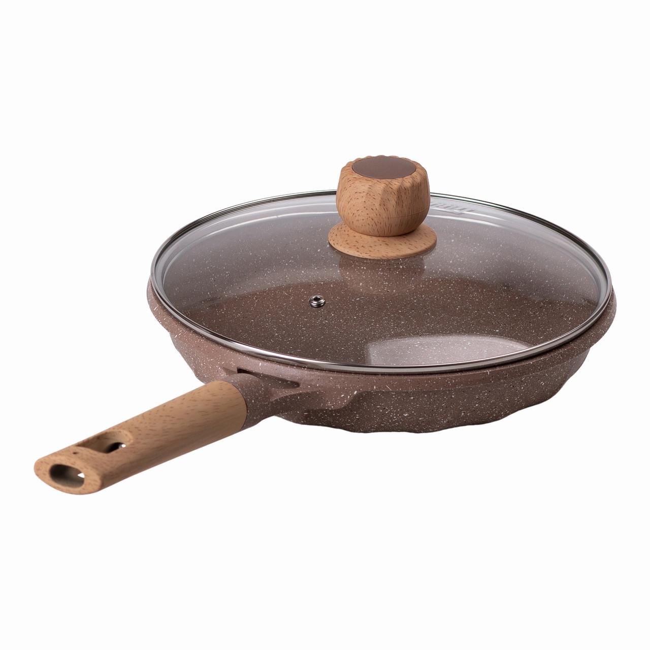 Сковорода алюмінієва MGC з антипригарним покриттям 26 см Бежевий - фото 5 Сковорода алюмінієва MGC з антипригарним покриттям 26 см Бежевий - фото 5