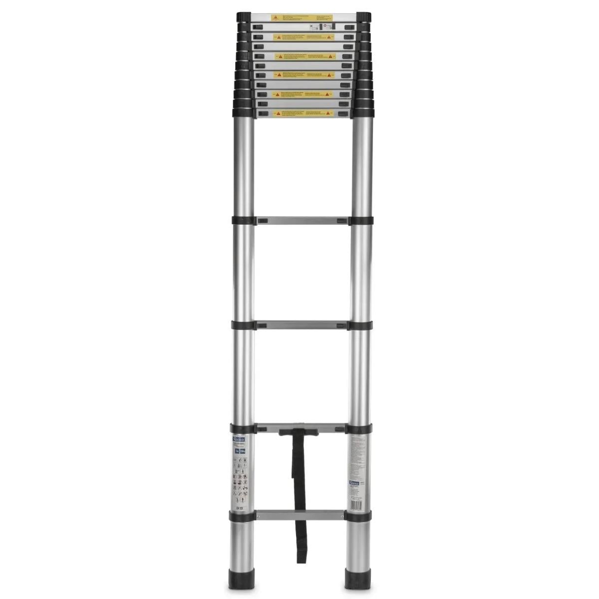 Лестница телескопическая стальная 5 м (1239)