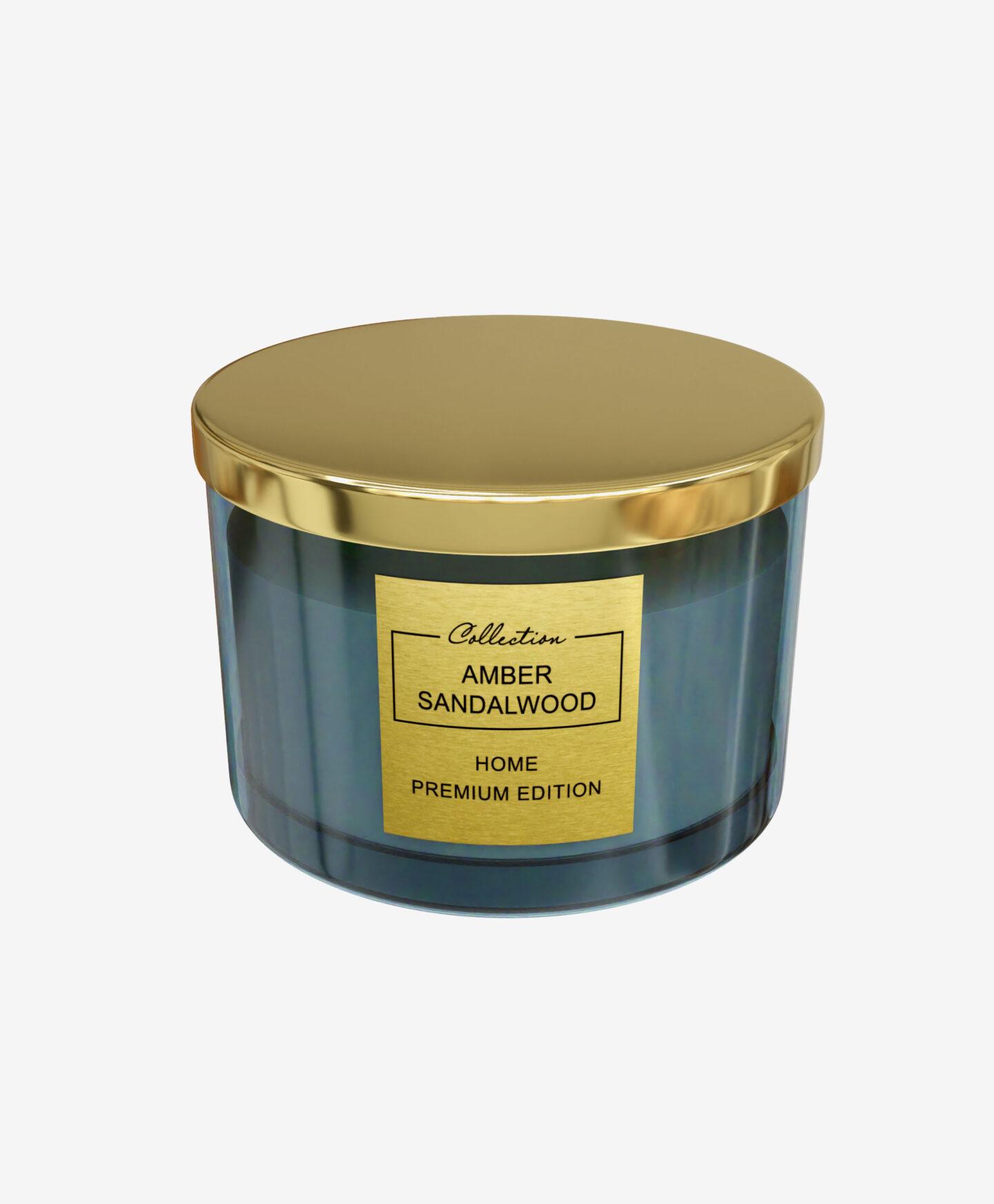 Ароматическая свеча Aromatherapy HOME с крышкой Сандаловое дерево (30297579)