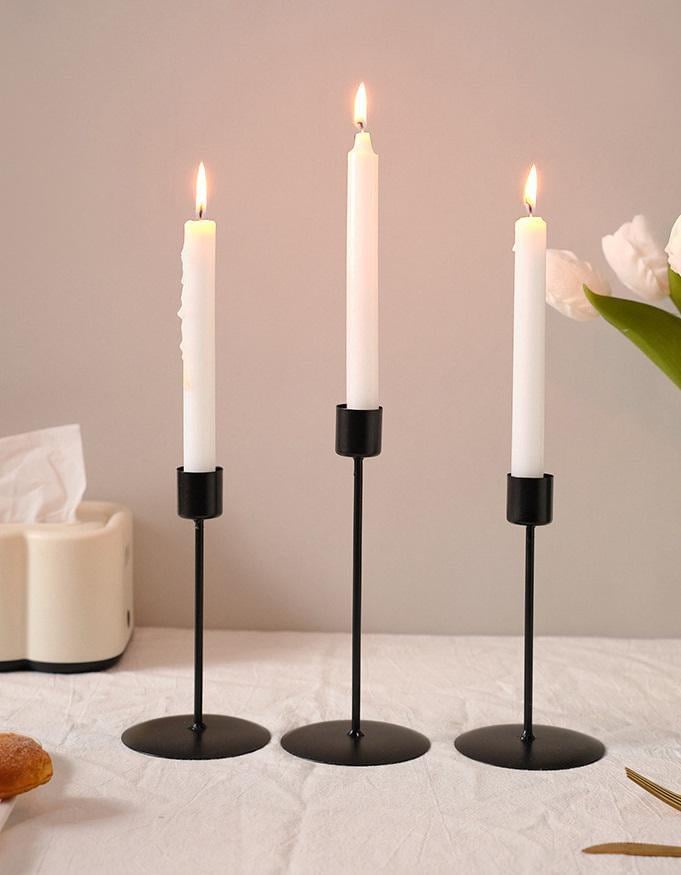 Підсвічник 15045 2,8х9х20,5 см Чорний (5003208) - фото 3