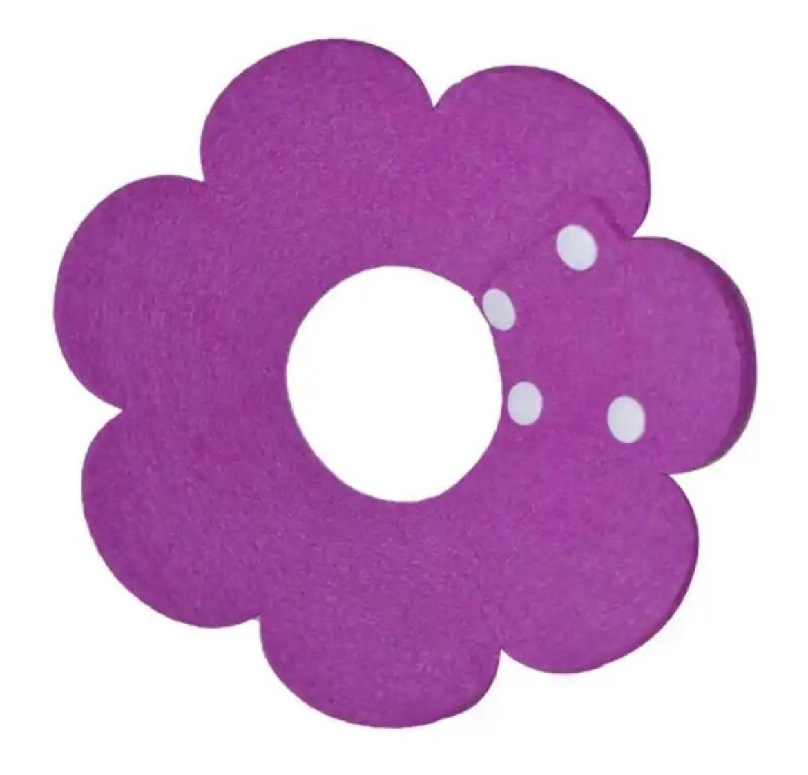 Воротник-ошейник для заживления ран для собак и кошек Flower S Purple (6978)
