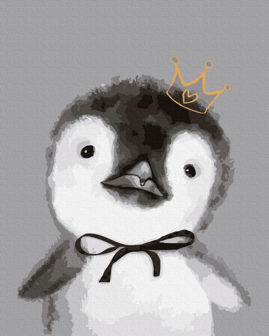 Картина по номерам Brushme Королевский пингвенок 40х50 см (G503) Картина по номерам Brushme Королевский пингвенок 40х50 см (G503)