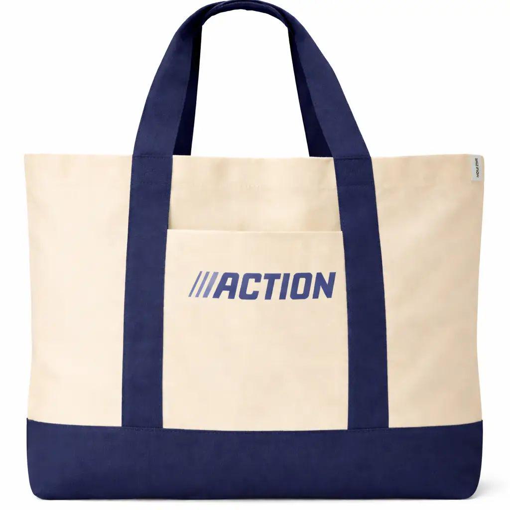 Сумка пляжная Action Бежевый (3218138)