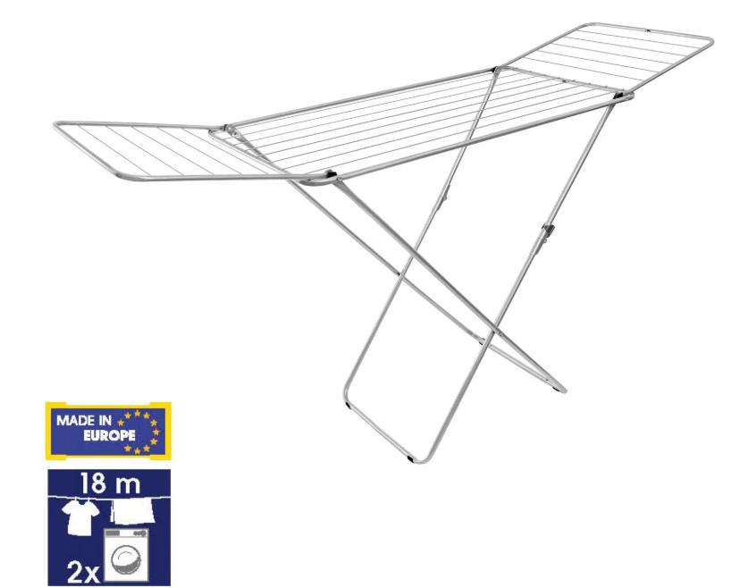 Сушарка для білизни підлогова Casa Si Kolibri 18 м Silver (CS42191C06) - фото 4