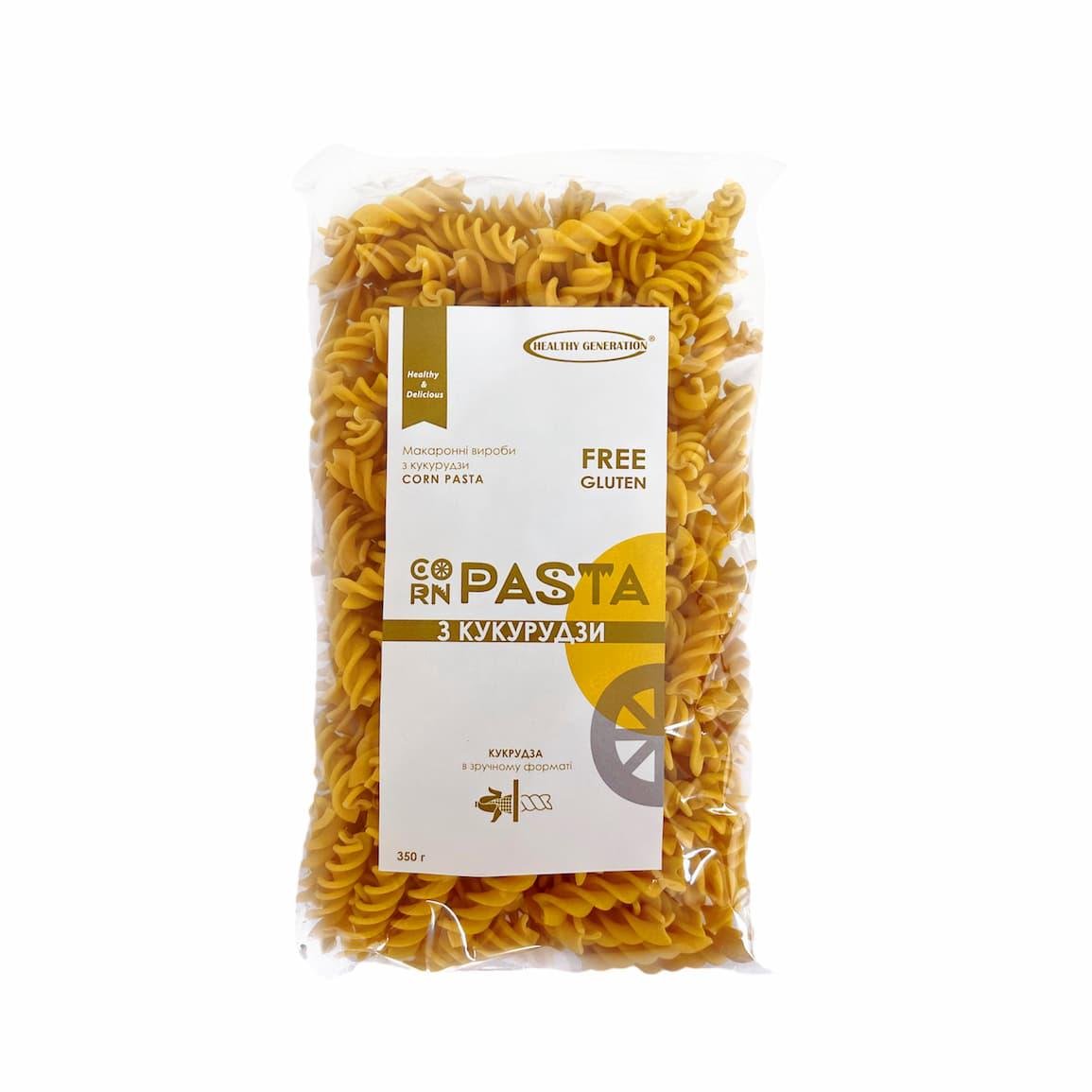 Макаронні вироби Corn Pasta Fusilli спіраль без глютену 350 г