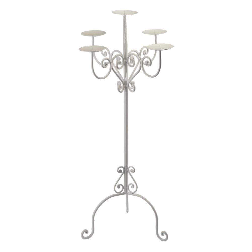 Свічник Elisey з регульованою висотою 89 см Білий (99-81-015S)