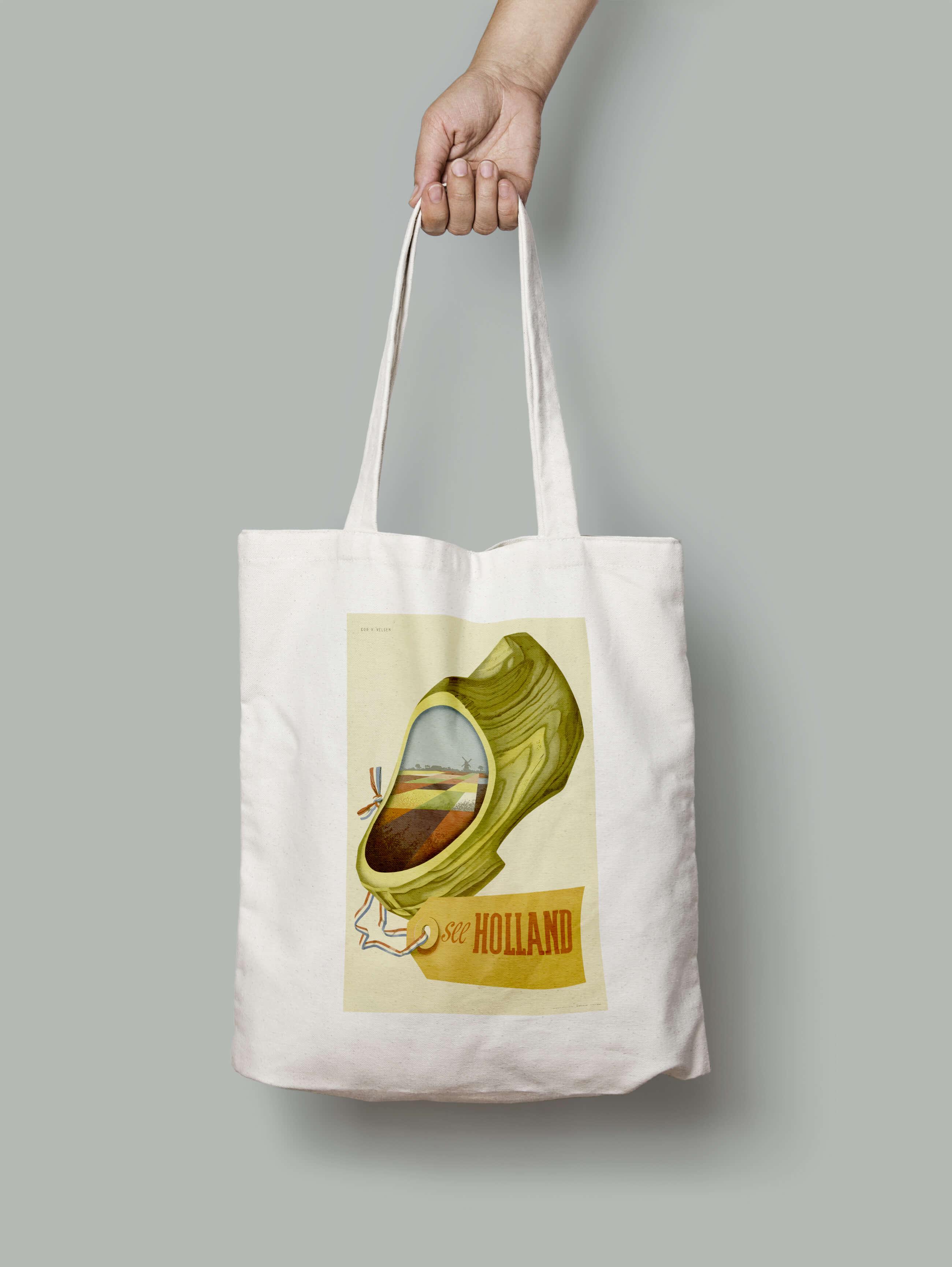 Эко-сумка Деревянный башмак шопер (holland_Bag)