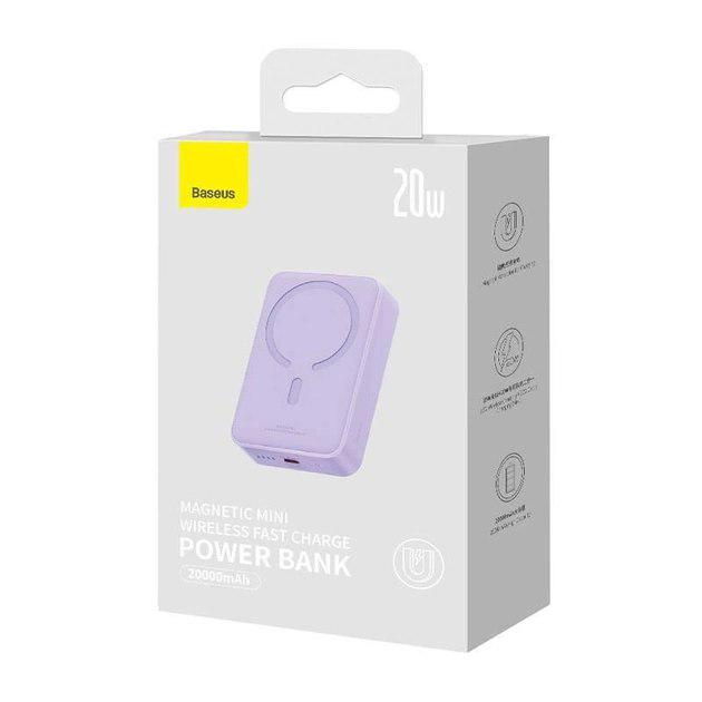 Повербанк PowerBank Baseus Magnetic Mini 10000 mAh 20W - фото 6