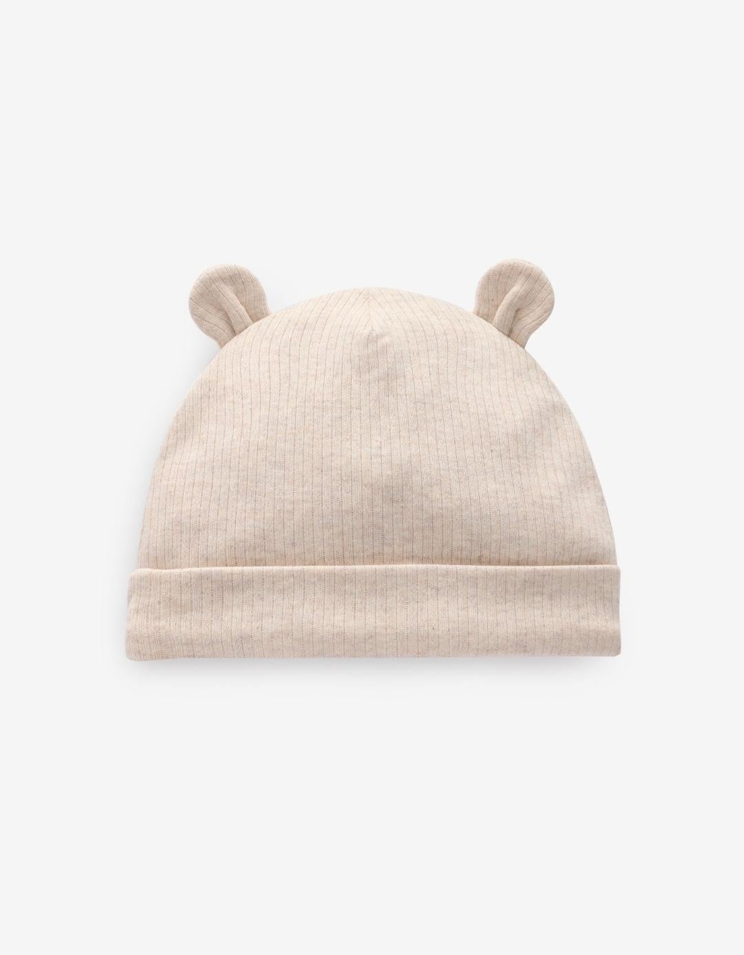 Шапка-біні дитяча демісезонна з вушками NEXT 44 см Бежевий (25103005C)