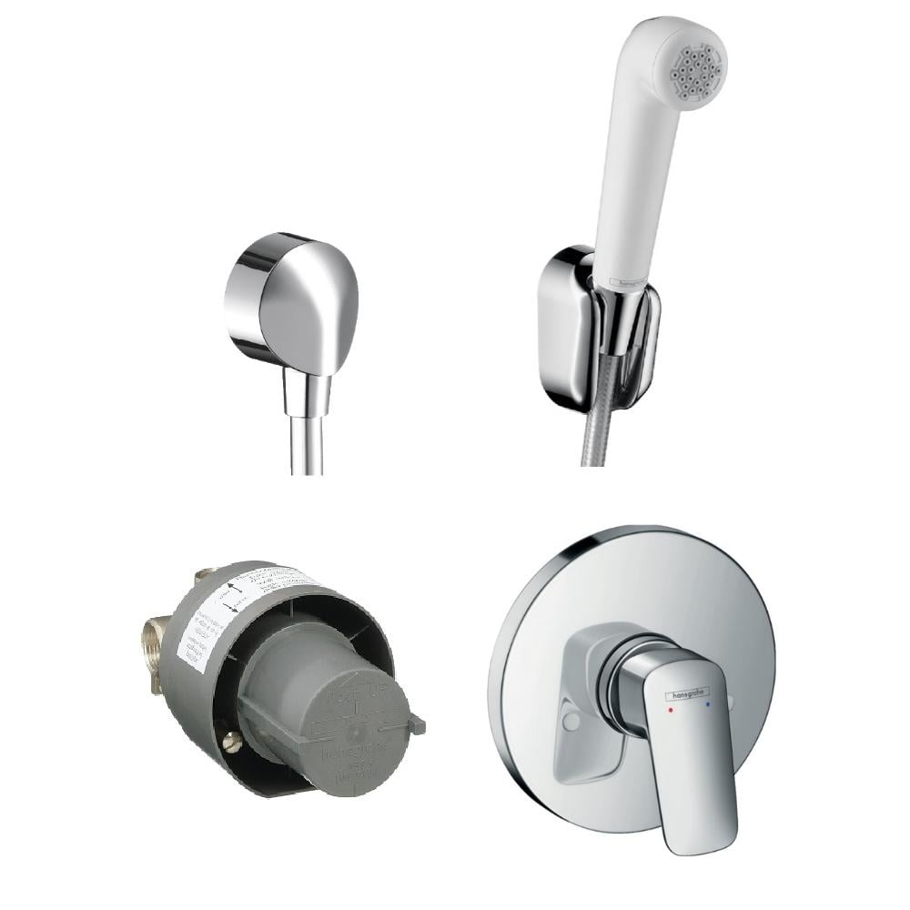 Смеситель для биде Hansgrohe LOGIS 1112019 скрытого монтажа Хром (71789)