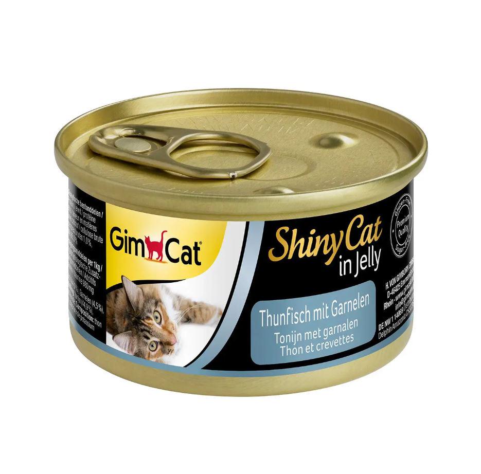 Корм для кішок GimCat Shiny Cat k тунець і креветки 70 г (63399d9a3df296629c7640f6)