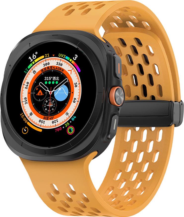 Ремешок для смарт-часов Myflow Samsung Galaxy Watch Ultra Yellow (37792-0A) Ремешок для смарт-часов Myflow Samsung Galaxy Watch Ultra Yellow (37792-0A)