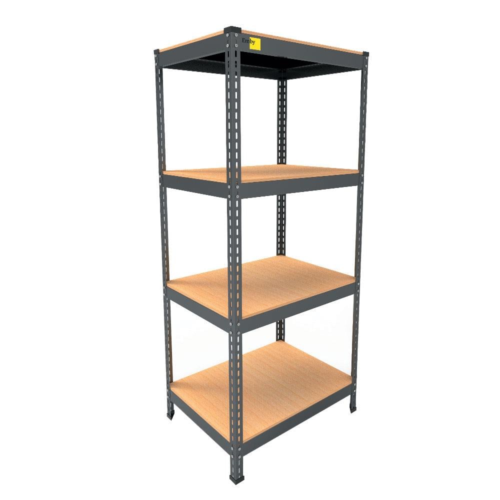 Стелаж металевий Emby Light Series 4 полиці ДСП до 100 кг 1500х900x600 мм Чорний (65d33a266fb0382fce23f03c) Стелаж металевий Emby Light Series 4 полиці ДСП до 100 кг 1500х900x600 мм Чорний (65d33a266fb0382fce23f03c)