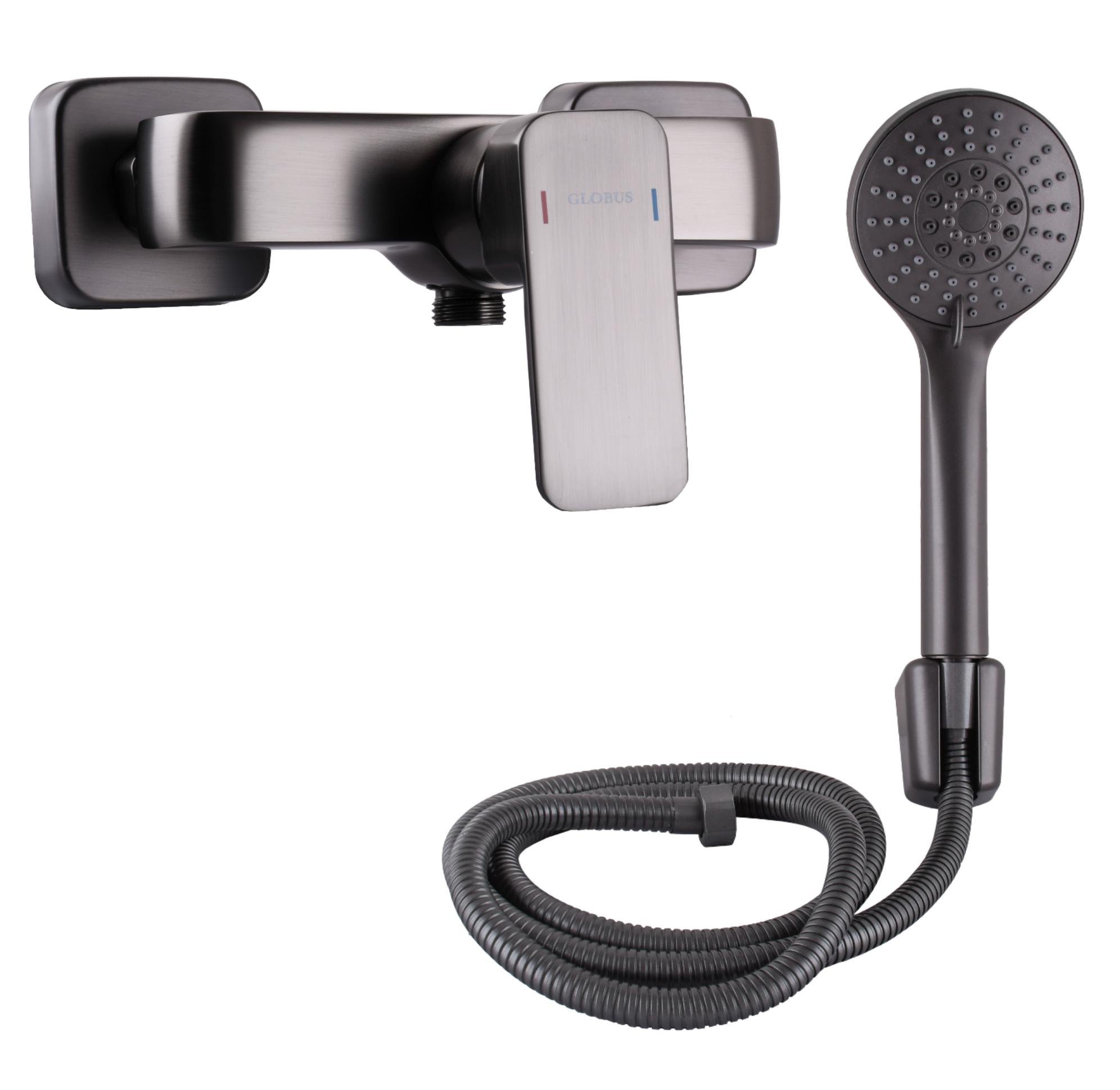 Змішувач для душу Globus Lux Milano GLM-105N-11-Graphite (0198)