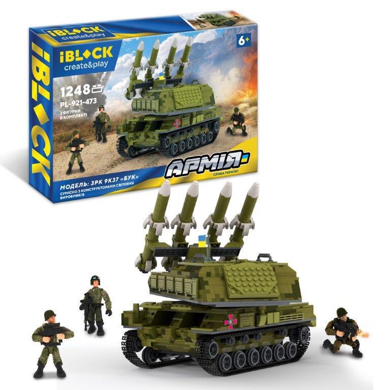 Конструктор Армія ЗРК 9К37 БУК 1248 деталей (DN- PL-921-473)