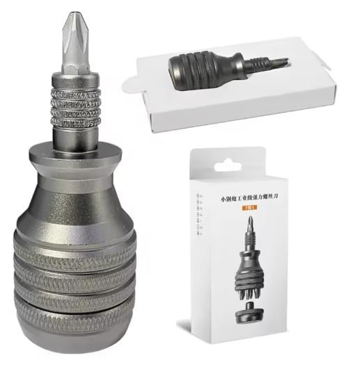 Викрутка комбінована 7в1 з алюмінієвого сплаву для хвостовика 1/4" (660768-1) - фото 11 Викрутка комбінована 7в1 з алюмінієвого сплаву для хвостовика 1/4" (660768-1) - фото 11