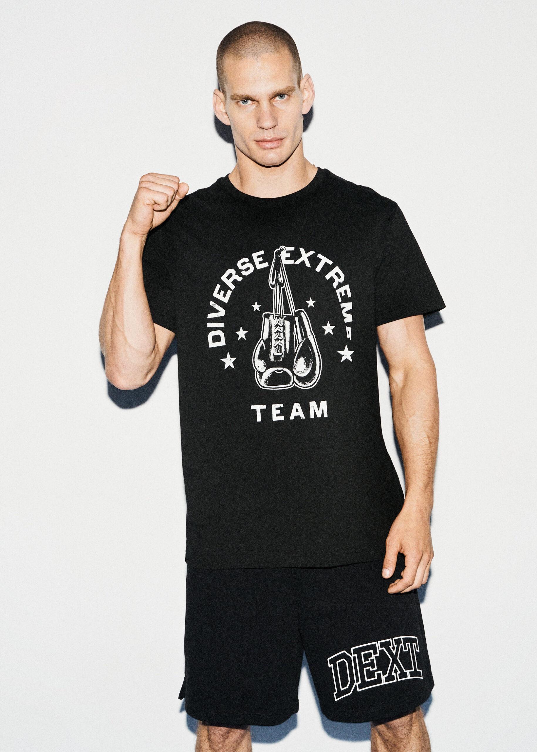 Футболка мужская Diverse DEXT BX T2 L Черный (5905384140272)