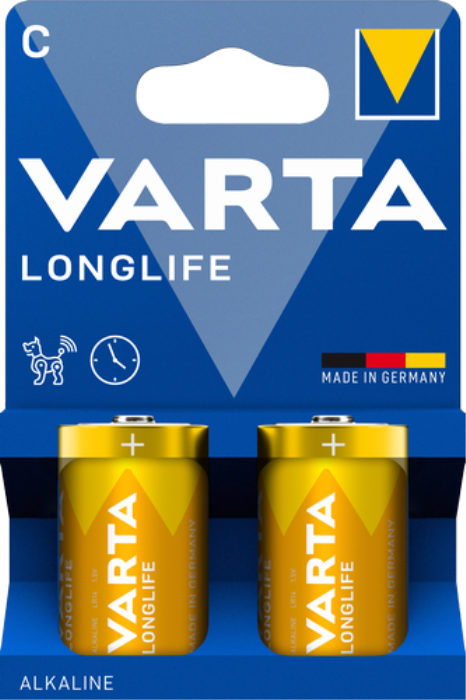 Батарейка VARTA Longlife C/LR14 Alkaline 1,5v (34068050)