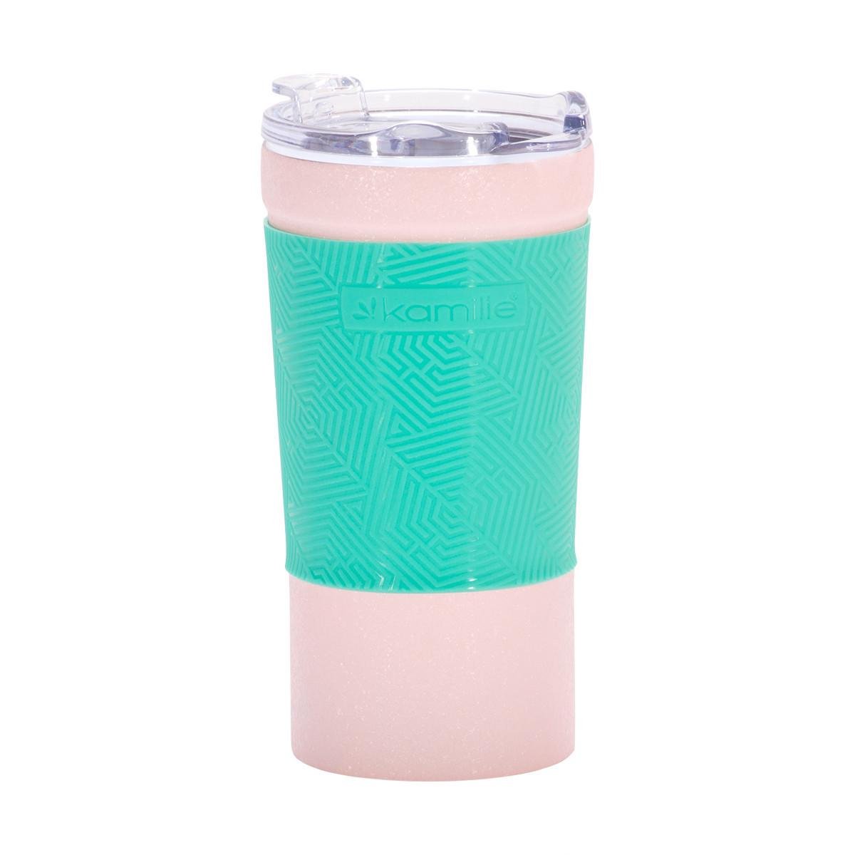 Термокружка Kamille из нержавеющей стали с TPR вставкой 380 мл (13046502)