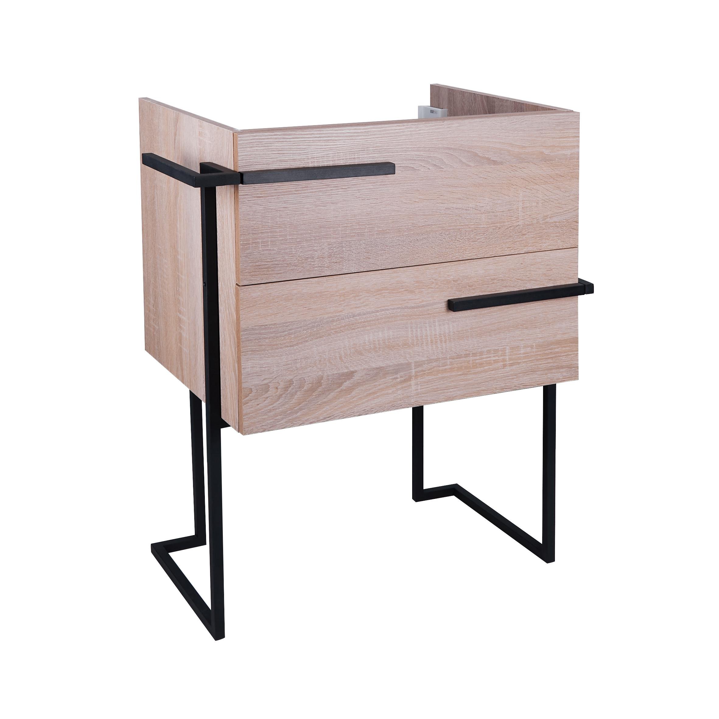 Тумба для пола Qtap Taurus 600х800х437 мм oak Whitish (QT2473TNT603WO)