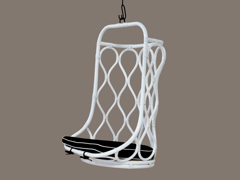 Подвесное кресло-качель Лилия-2 CRUZO натуральный ротанг Белый (kr08217) Подвесное кресло-качель Лилия-2 CRUZO натуральный ротанг Белый (kr08217)