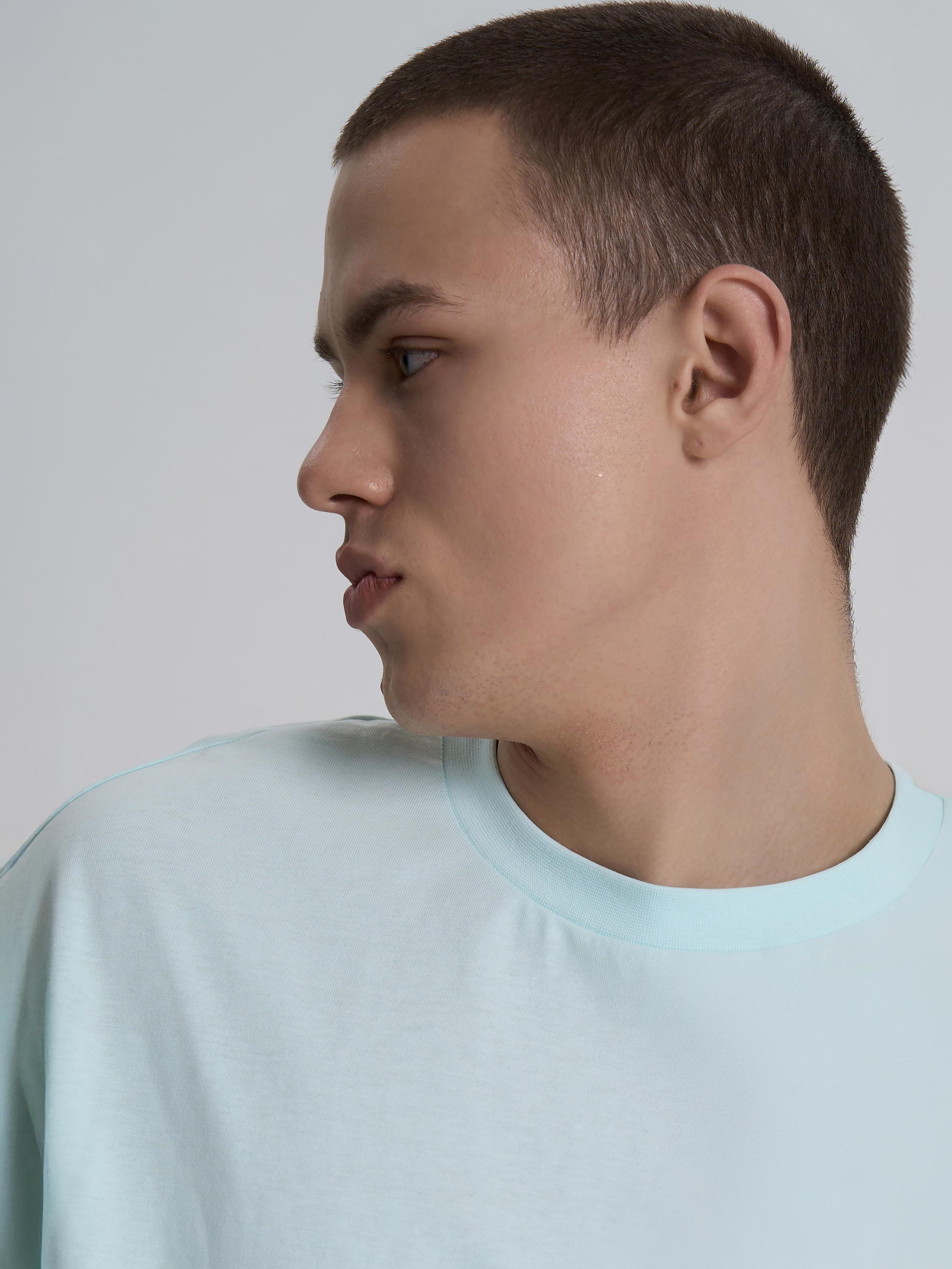 Футболка чоловіча ROZA 230926 XL Бірюзовий (4824005696909) - фото 5 Футболка чоловіча ROZA 230926 XL Бірюзовий (4824005696909) - фото 5