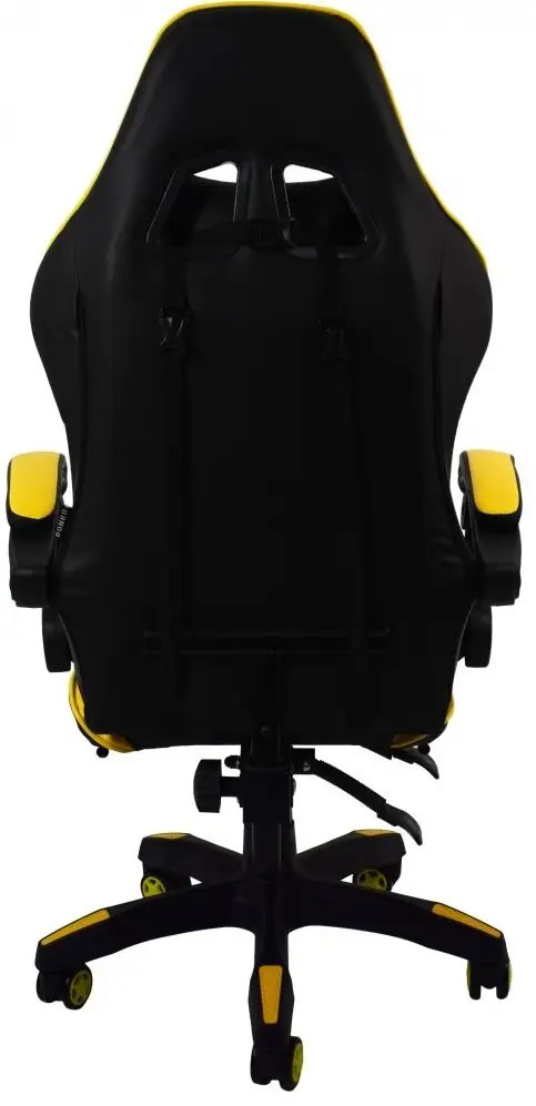 Крісло геймерське Bonro B-810 з підставкою для ніг Жовтий (42300046) - фото 8 Крісло геймерське Bonro B-810 з підставкою для ніг Жовтий (42300046) - фото 8