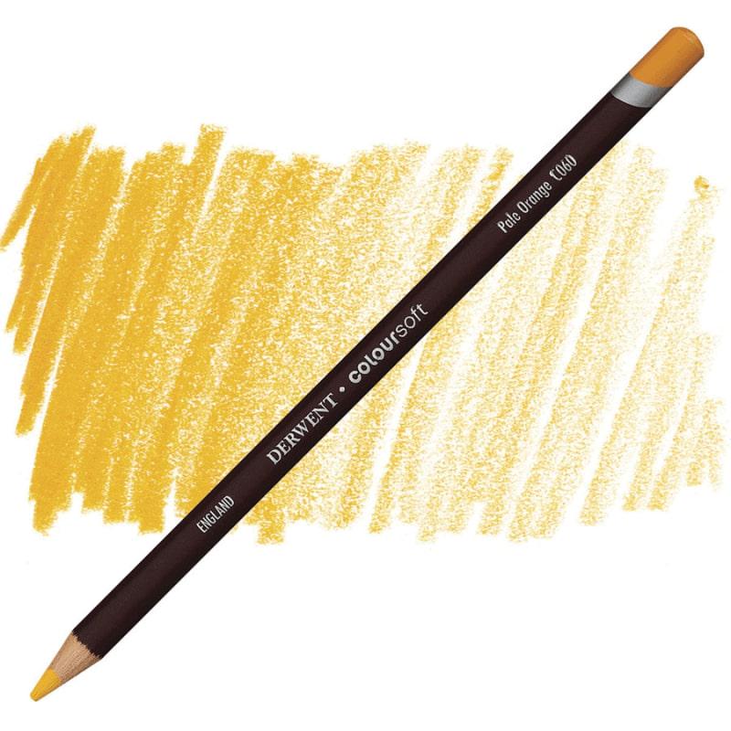 Карандаш цветной Derwent Coloursoft С060 Оранжевый бледный (700958)