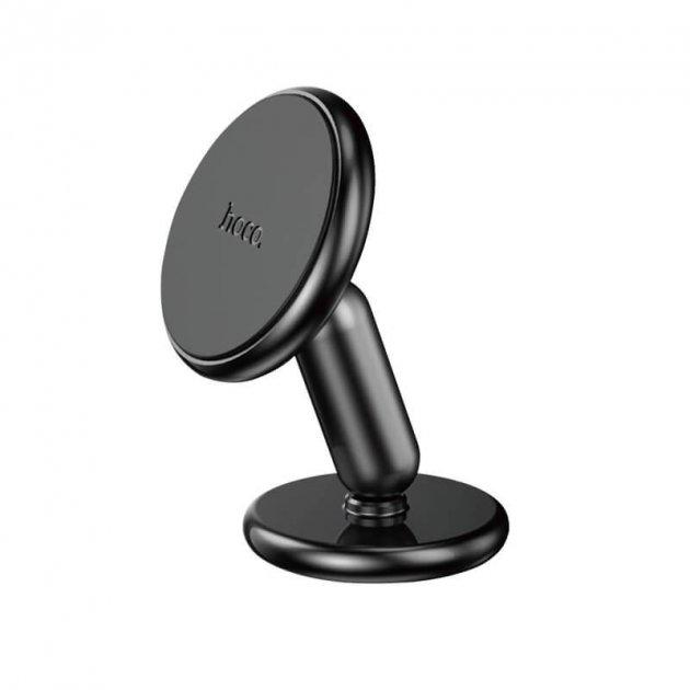 Тримач для телефону HOCO Ideal center console magnetic car holder CA89 360° black Тримач для телефону HOCO Ideal center console magnetic car holder CA89 360° black