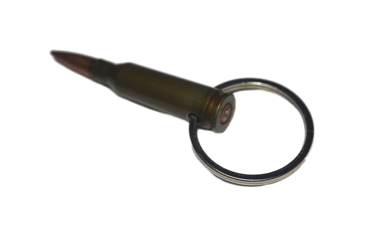 Брелок для ключів або рюкзака Патрон калібру 5,45х39 мм АК тип 3 (23509423) - фото 2 Брелок для ключів або рюкзака Патрон калібру 5,45х39 мм АК тип 3 (23509423) - фото 2