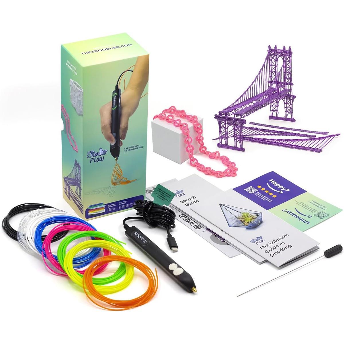 3D-ручка для профессионального использования 3Doodler Flow Синий (21955462)