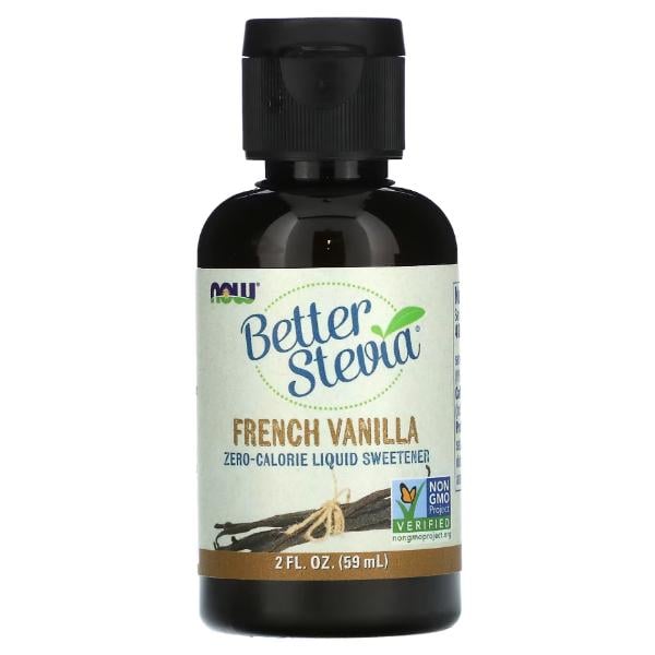 Заменитель сахара NOW Foods Better Stevia Liguid 59 мл 492 порции Vanilla (000025208)