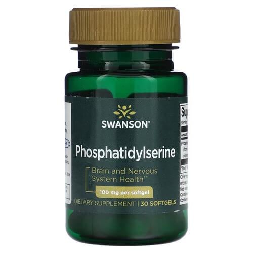 Фосфолипиды Swanson Phosphatidylserine 100 мг 30 капс. (SWU125)