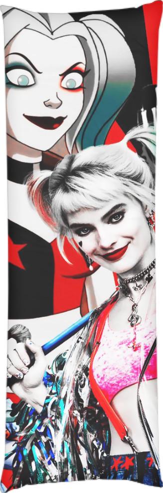Подушка дакимакура Харли Квинн Harley Quinn 50x150 см (13546231)